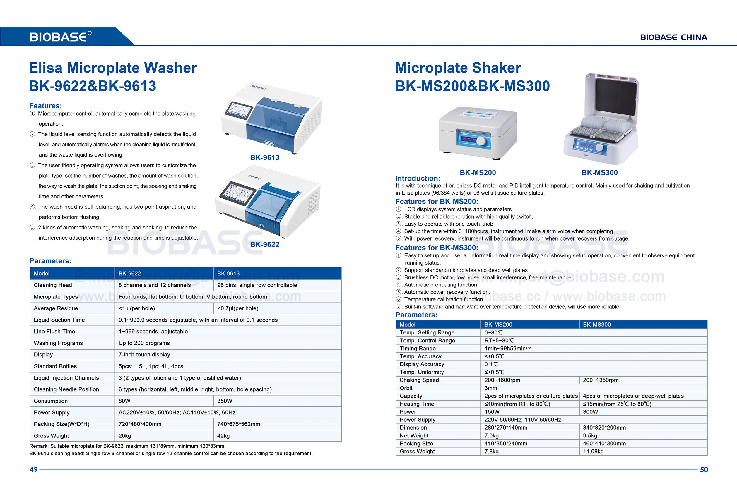 49-50 Elisa Microplate Washer&Microplate Shaker
